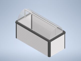 Hochbeet 2000x1000 mit Überdachung