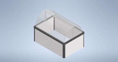 Hochbeet 2000x1400 mit Überdachung
